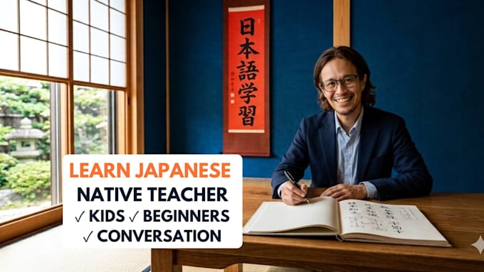 be your native japanese teacher