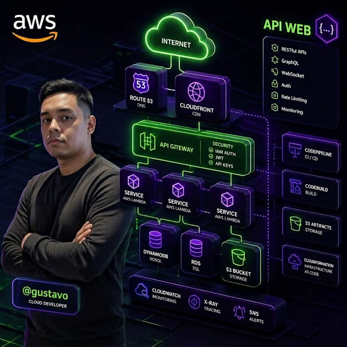 build a custom AWS API to connect your apps