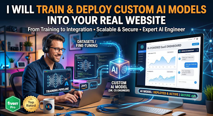 build, train, and deploy custom ai models into your website