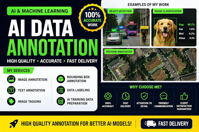 do accurate ai data annotation, image labeling and text annotation