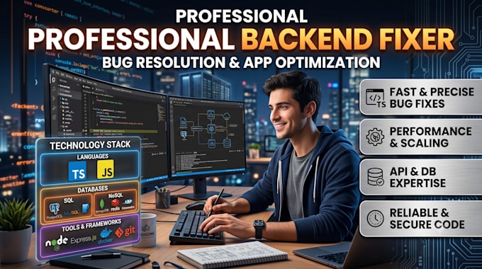 fix bug on your backend application