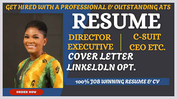 write your senior executive resume and linkedin profile