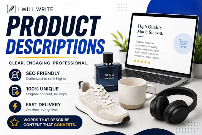 write SEO product descriptions