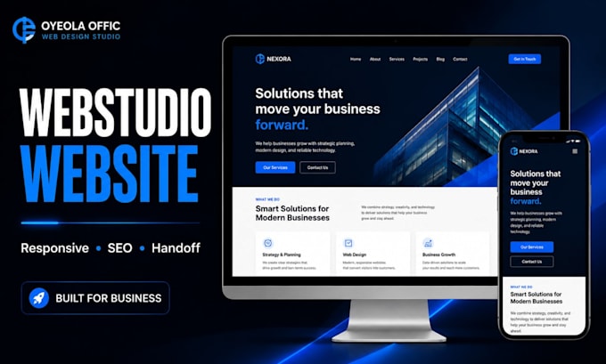 design webstudio website responsive business website