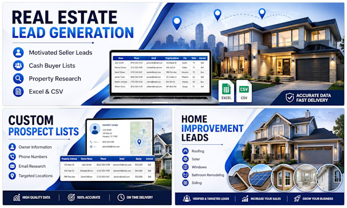 do real estate and home renovation lead generation
