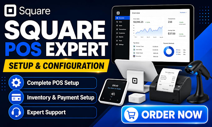 setup and optimize square pos