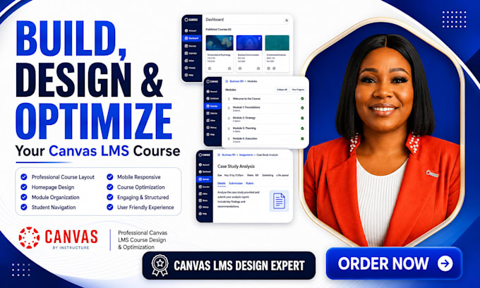 organize, design and optimize your canvas lms course