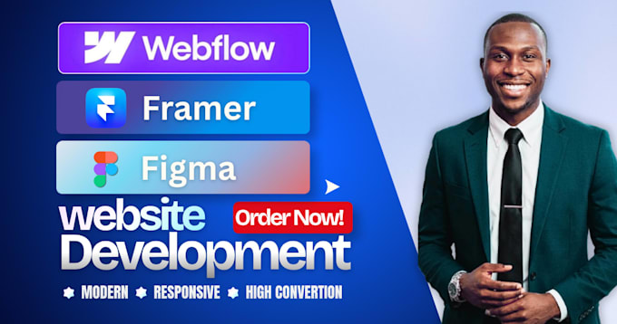 redesign and develop a professional webflow website