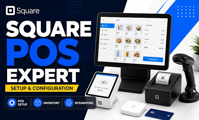 setup and configure square pos system