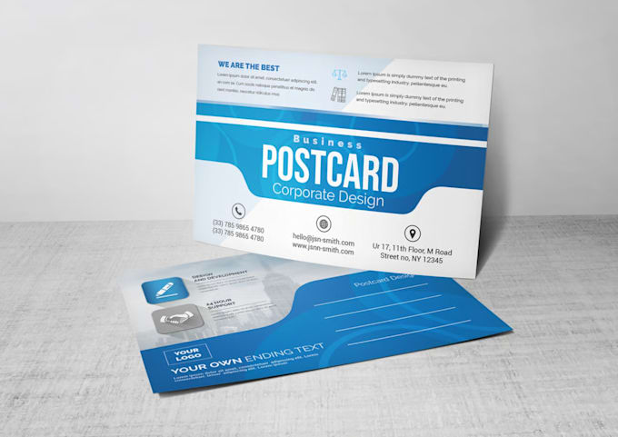 create custom postcard design, eddm postcard and marketing mailer