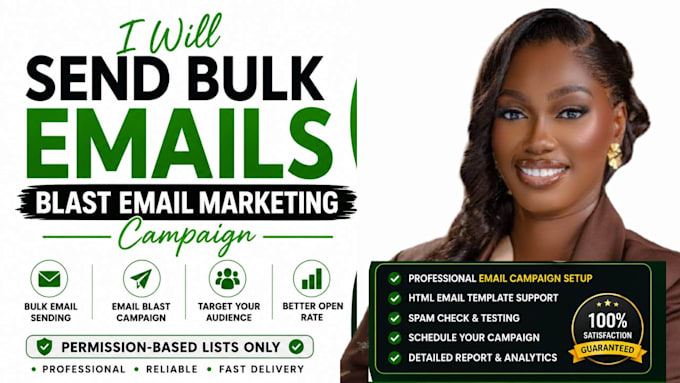 send promotional bulk email blast, email marketing campaign
