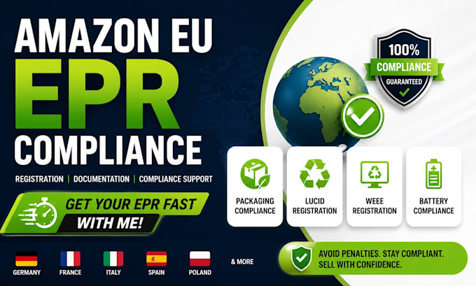 handle amazon eu epr registration weee lucid and packaging compliance support