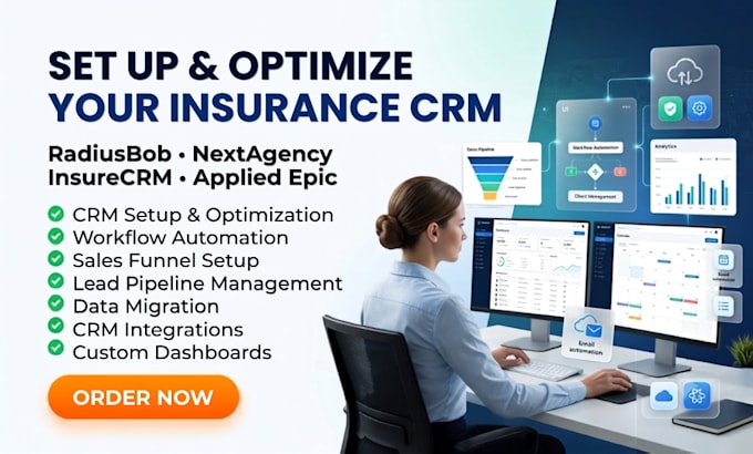 setup optimize radiusbob nextagency insurecrm applied epic for insurance agencie