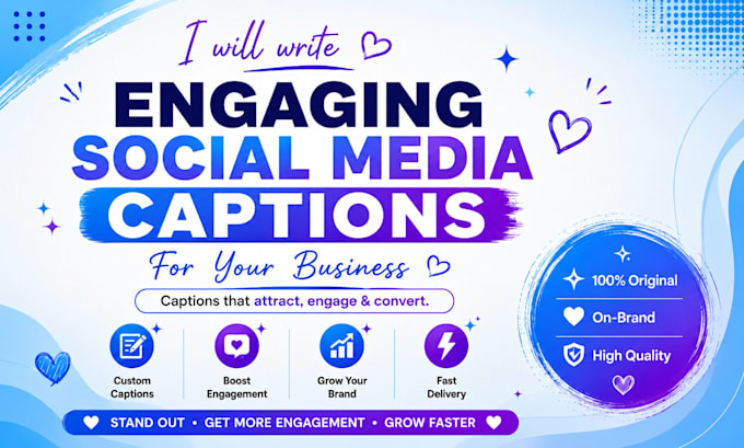 write engaging social media captions for your business
