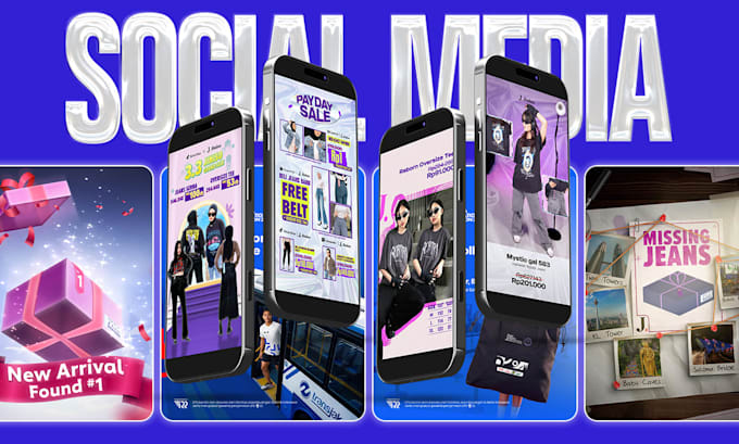 design social media branding, carousels, and visual posts