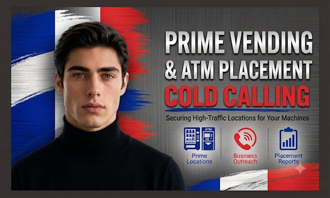 find vending machine and atm placement locations with cold calling