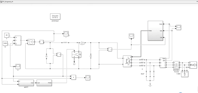 do matlab simulink power system and grid simulation