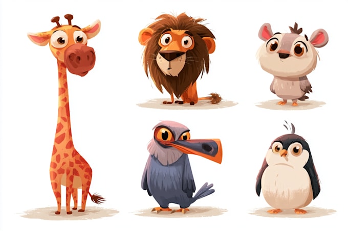 draw detail animal illustrations