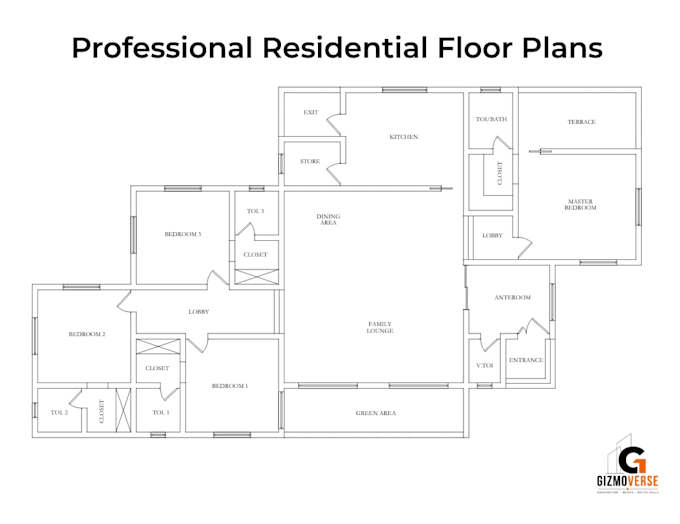 create professional residential floor plans in autocad