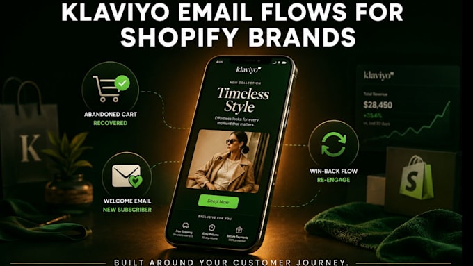 setup shopify klaviyo email marketing flows klaviyo flows for ecommerce brands