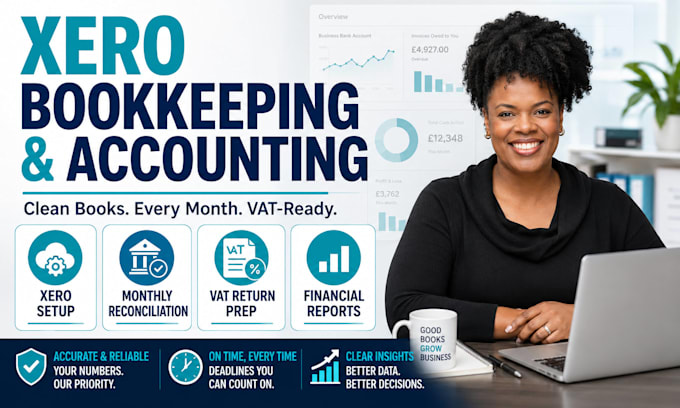manage your xero bookkeeping and monthly accounting