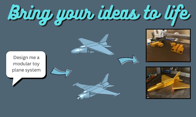 design a 3d file for 3d printing or other manufacturing methods
