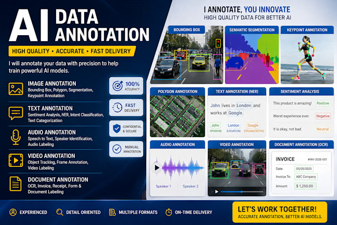 ai data annotation, image labeling, and data labeling