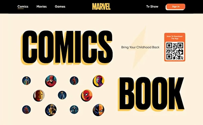design squarespace comic creator website graphic novel website portfolio website