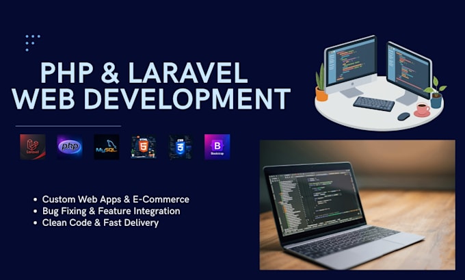 develop fix or customize PHP laravel ecommerce websites and web applications