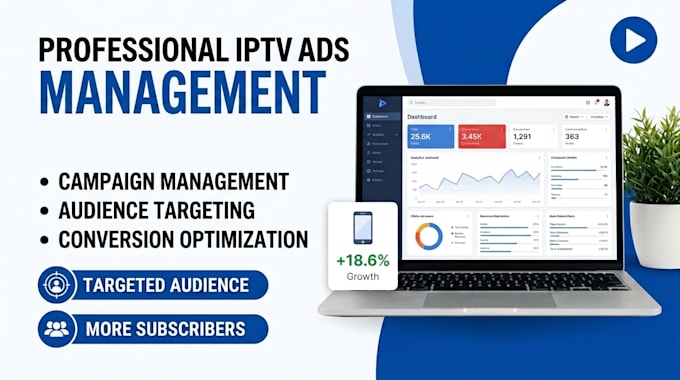 setup and manage meta, google ads for your iptv cbd or kratom business