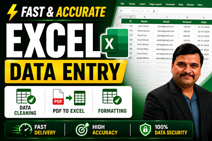 clean, format and fix excel spreadsheets professionally