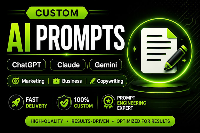 create custom ai prompts for marketing and copywriting