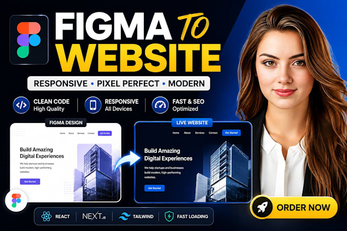 do figma website to a responsive website landing page square up wix wordpress