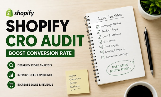 audit and implement shopify conversion rate optimization conversion rate fixes