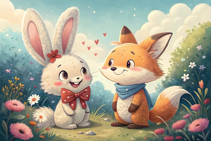 design cute cartoon characters