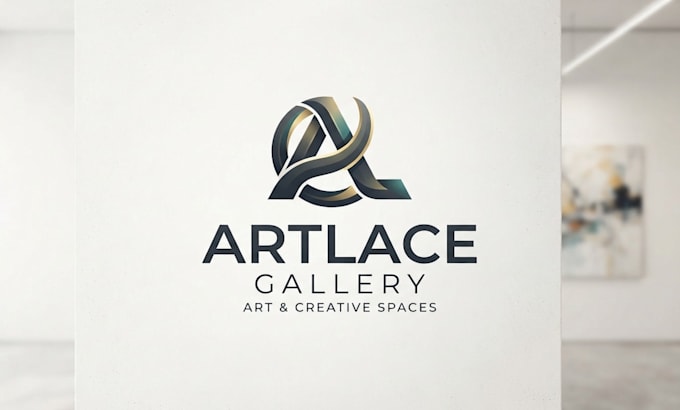 design a modern gallery logo for art and creative spaces