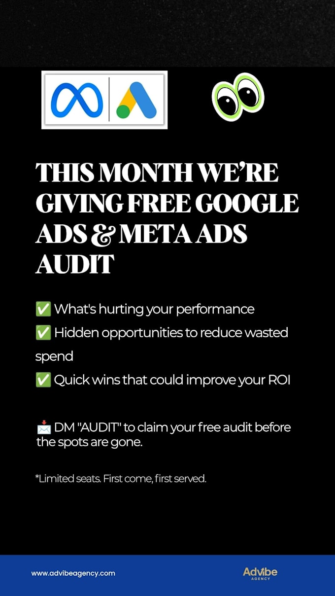 free google ads audit for few clients this month