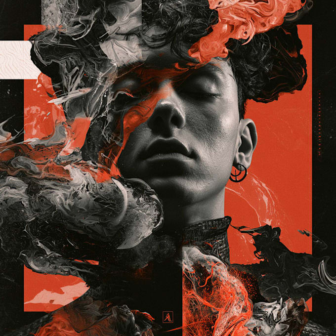 design creative album cover art or music artwork