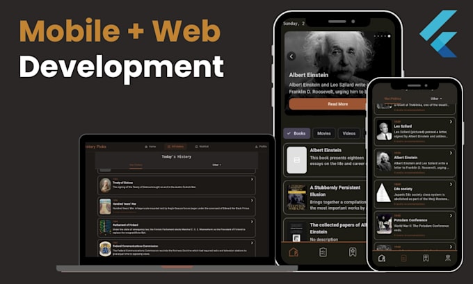 develop historical mobile and web apps for educational, entertainment
