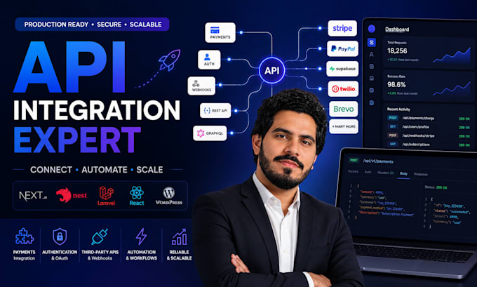 do custom api integration rest api and webhooks