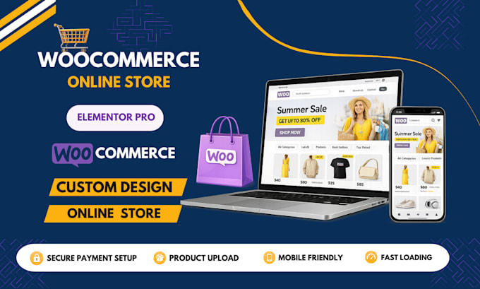 build a woocommerce wordpress online store website