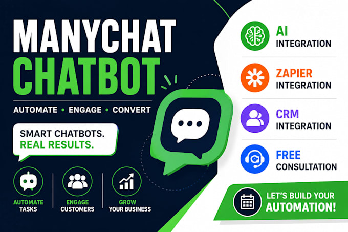 create manychat chatbot for your social media channels