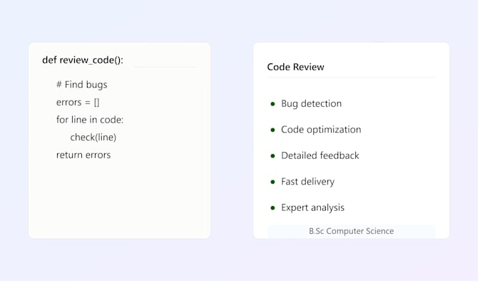 review and fix your python code