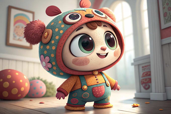 design a cartoon character