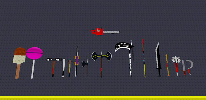 create roblox weapon models and game assets