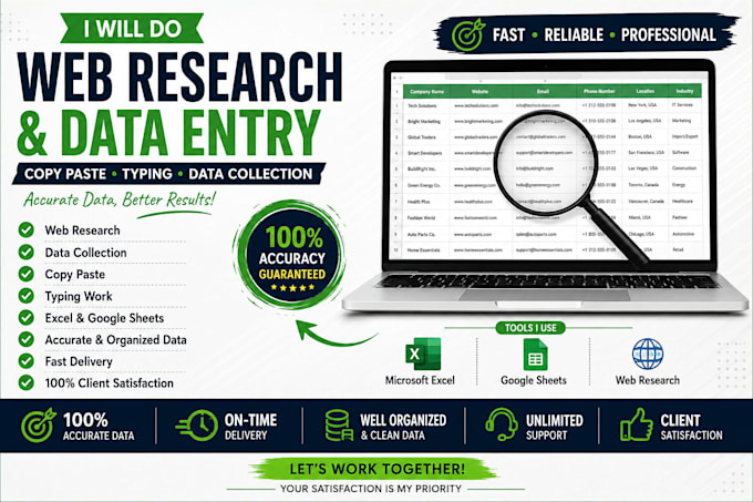 create, clean, format and automate microsoft excel spreadsheets