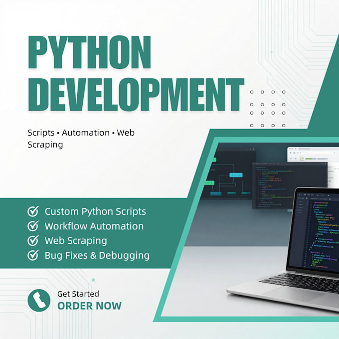 develop python scripts,automation,web scraping, and bug fixes
