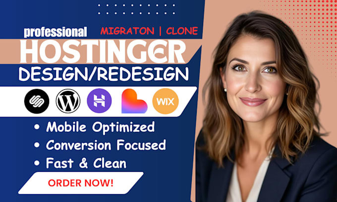 design, redesign, fix, migrate hostinger wordpress website with elementor SEO