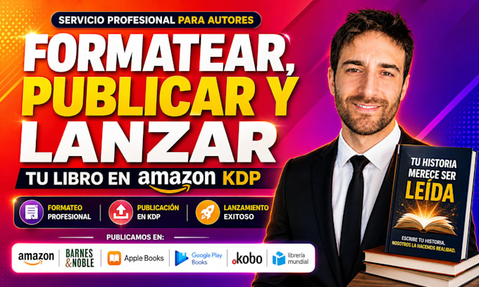 formatear, publicar y lanzar tu libro en amazon KDP