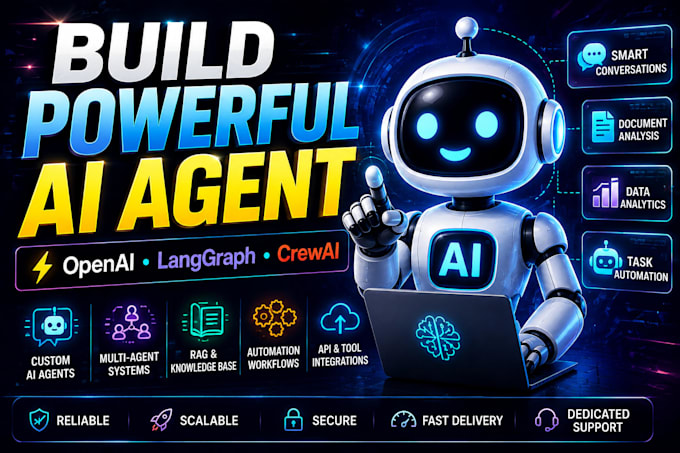 custom ai agents using openai, langgraph, crewai and n8n